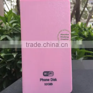 WIFI USB Disk 64GB USB Pen Drive Data Store and Transfer Without USB Cable thumbnail-1