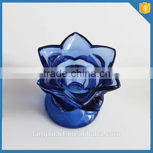 LX-Z045 Double Purpose Lotus Flower Colored Candle Holder With Foot thumbnail-6