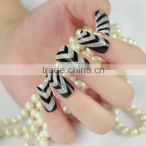 2016 Beauty Sticker Lace Nail Sticker/ Nail Foil Sticker / Decal /12,16 Nail Tips thumbnail-6