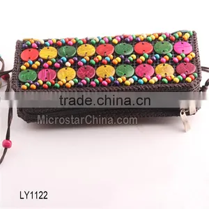 2016 New Designs in Stock Wholesale High Quality Coconut Shell Bag for Girls Wallet thumbnail-4