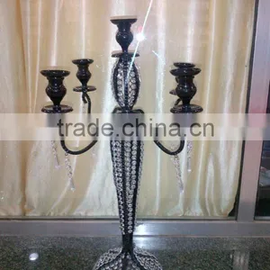 5 Arms Crystal Candelabra thumbnail-1