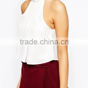 2016 Fashion Union Turtle Neck Halter Top Fashion Apparel Tops for Women thumbnail-4