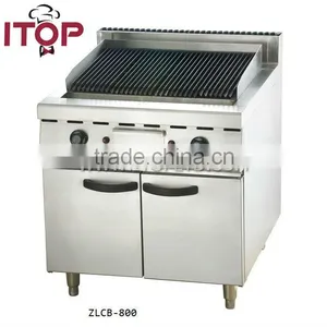 Stainless Steel With Cabinet Lava Rock Grill thumbnail-1