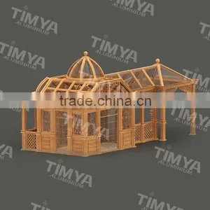 Nice Sound Insulation And Decoration Nature Aluminum Alloy Portable Sunroom thumbnail-4