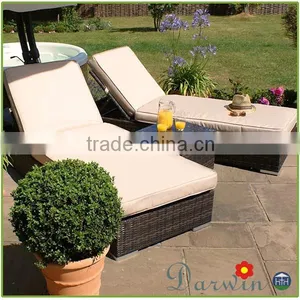 Modern Outdoor Rattan Sun Loungers thumbnail-1