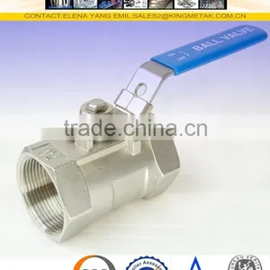 SS304 Pn 16 Stainless Steel 4PC Ball Valve Price List thumbnail-6