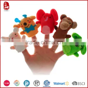 Factory Customized Cheap Cute Cartoon Animal Finger Puppet thumbnail-3