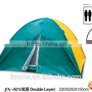 6 Person Tent Double Layer Polyester Fabric Hiking Tent thumbnail-1