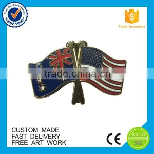 Custom Round Cross Flag Lapel Pins, Flag Pins Making Supplier thumbnail-6