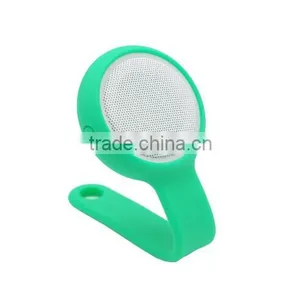 New Release Products Silicon Coat Mini Bluetooth Speaker for Apple Samsung Devices With Stand thumbnail-1