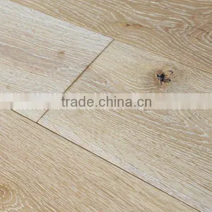 Chene Oak Urban Style Random Width Antique Handscraped ABCD Grade Engineered Wood Flooring thumbnail-3