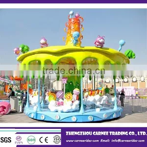 Kid Cartoon Merry go Round Cotton Candy , Lovely Children's Merry go Round thumbnail-1