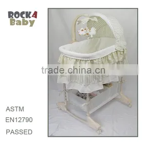 Baby Bassinet Folded,Foldable Baby Swing Bassinet, Baby Bassinet With Rocker thumbnail-1
