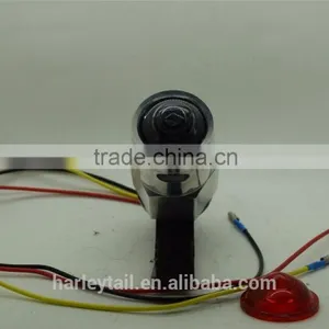 Motorcycle Side Mount Tail Brake Light Smoke Lens Bobber Chopper CB900F Nighthawk thumbnail-2