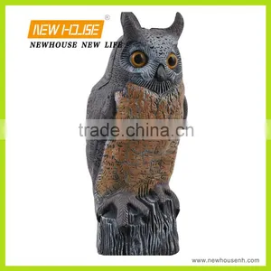 Garden Decoration PE Owl Decoys for Hunting thumbnail-1