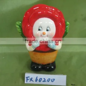 Ceramic Flower Angel thumbnail-1