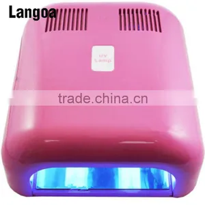 36w uv Led Nail Lamp Machine Timer Fuse + 4 x 9w Bulbs thumbnail-1