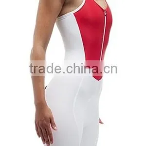 One-piece Woman Athletic Suit Cycling Bibshorts & Sleeveless Top for Summer thumbnail-4