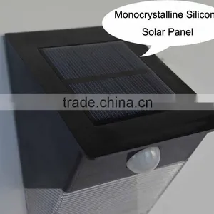 12 Led Triangle Shell 240lm High Brightness IP65 PIR Sensor Solar Led Wall Light thumbnail-3