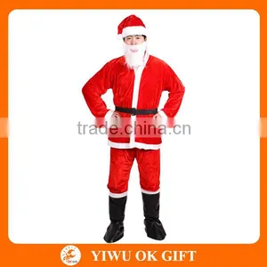 Christmas Party Santa Clause Christmas Costume Set thumbnail-2