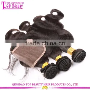 2016 Fashion Hair Wholesale 6A Grade Natural Color Indian Hair Remy Lace Front Closure With Baby Hair thumbnail-5