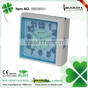 Blue Square Shape Clock,shining Clock,table Clock thumbnail-1