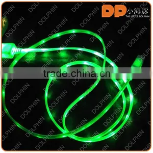 New Premium Visible LED Light Micro USB Cable for Android Mobile Phone thumbnail-2
