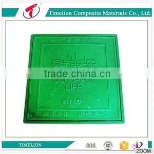 2016 Newest Design Top Quality Customized Any Color Various Shapes SMC/BMC/FRP/GRP Composite Manhole Cover for Road Construction thumbnail-3