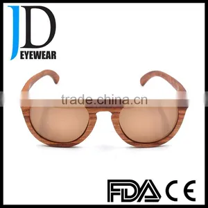 High Quality Cat.3 UV400 OEM Skateboard Wood Sunglasses thumbnail-1
