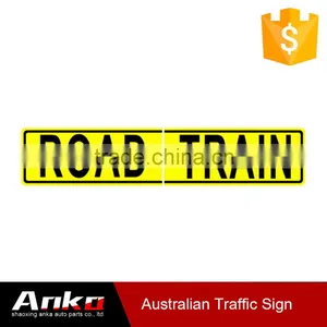 Open Trailer Semi Signs,this Road Marking Warns,board Agricultur thumbnail-1