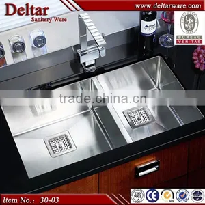 Double 304 Stainless Steel Kitchen Bar Sink thumbnail-3