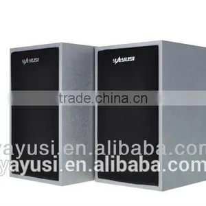 Active Type and 2( 2.0) Channels Wooden Case Computer Speaker thumbnail-3