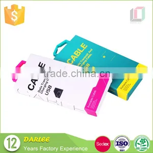 New Design Color Printed Luxurious Recyclable Data Cable Box thumbnail-1
