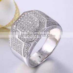 Yemeni Aqeeq Men Ring Silver Silver 925 New Model Ring thumbnail-3