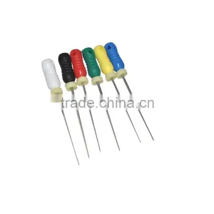 2016 Hot Sale Denshine Brand New 10 Pack NITI Flexible Hand Use Dental Root Canal K-Files #015-040 25mm thumbnail-1