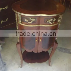 Antique Table - French Table With Brass - French Coffee Table With Ormolu thumbnail-5