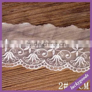 LLS005 4.7cm DIY White Cotton Lace Trim Wholesale thumbnail-3