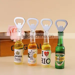 High Quality 3D Artificial Beer Bottle Opener Fridge Magnet for Promotional Gifts thumbnail-1