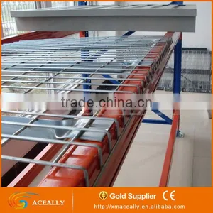 Warehouse Storage Shelving With Wire Mesh Decks thumbnail-1