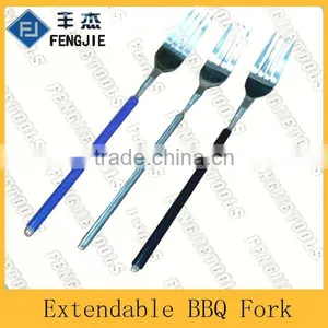Fengjie High Quality Retractable Stainless Steel BBQ Metal Skewers thumbnail-1
