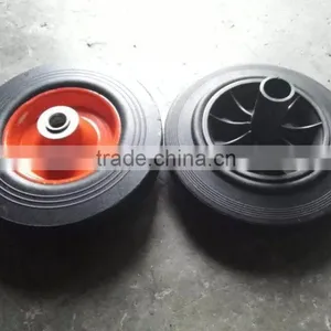 Within Bearing Soild Shock Aborption Metal Steel Tires thumbnail-1