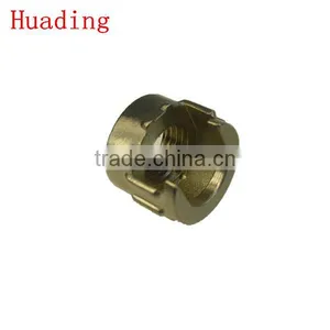 Zinc-alloy Material ,1/4',bsp or Npt Milled Nut (open Nut), thumbnail-1