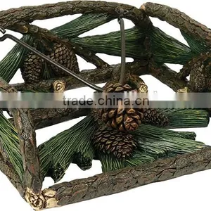 Personalized Handmade Painted Decorative Poly Resin Pine Cone Napkin Holder thumbnail-1