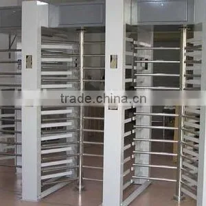 304 Stainless Steel Automatic Security Tri-channnel Full Height Turnstile thumbnail-1