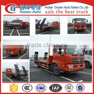 Dongfeng 10ton 4*2 Low Flatbed Trucks With Reasonable Price thumbnail-1