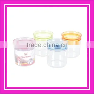Round Plastic Food Canister thumbnail-1