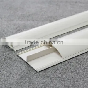 35X10mm White U-PVC D-line Trunking thumbnail-1