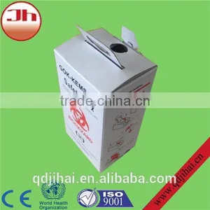 Free Samples High Quality Medical Equipment Kraft Waste Bin for Syringe 10L thumbnail-5