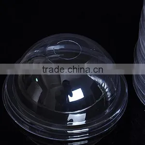 Custom Food Grade Disposable Clear Plastic Cup Dome Lids Cheap Price thumbnail-4