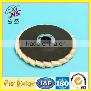 100% Wool Flap Disc for Corner Grinding thumbnail-2